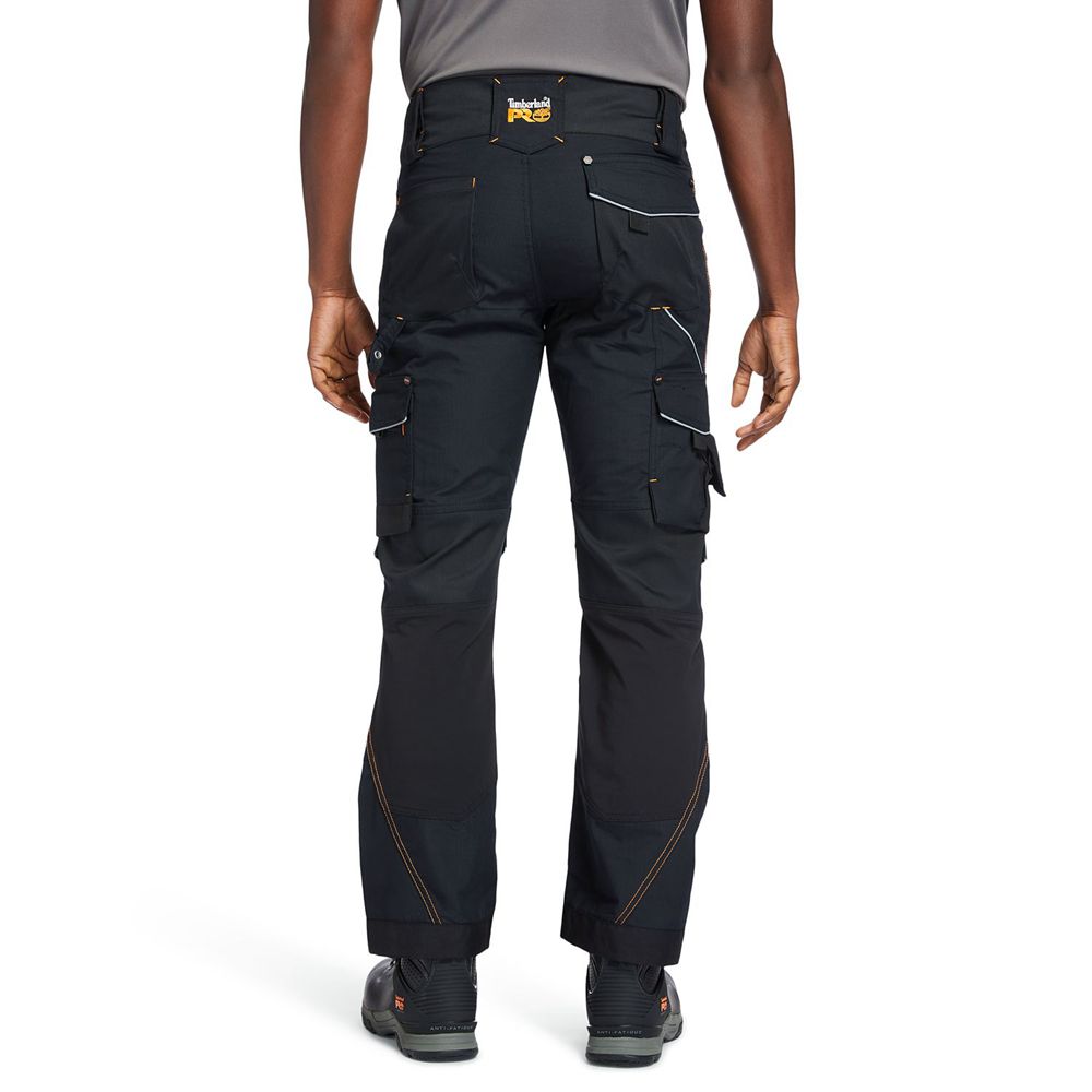 Pantalones Timberland Argentina Hombre - Pro® Interax Work - Negras - RYCIHN-948